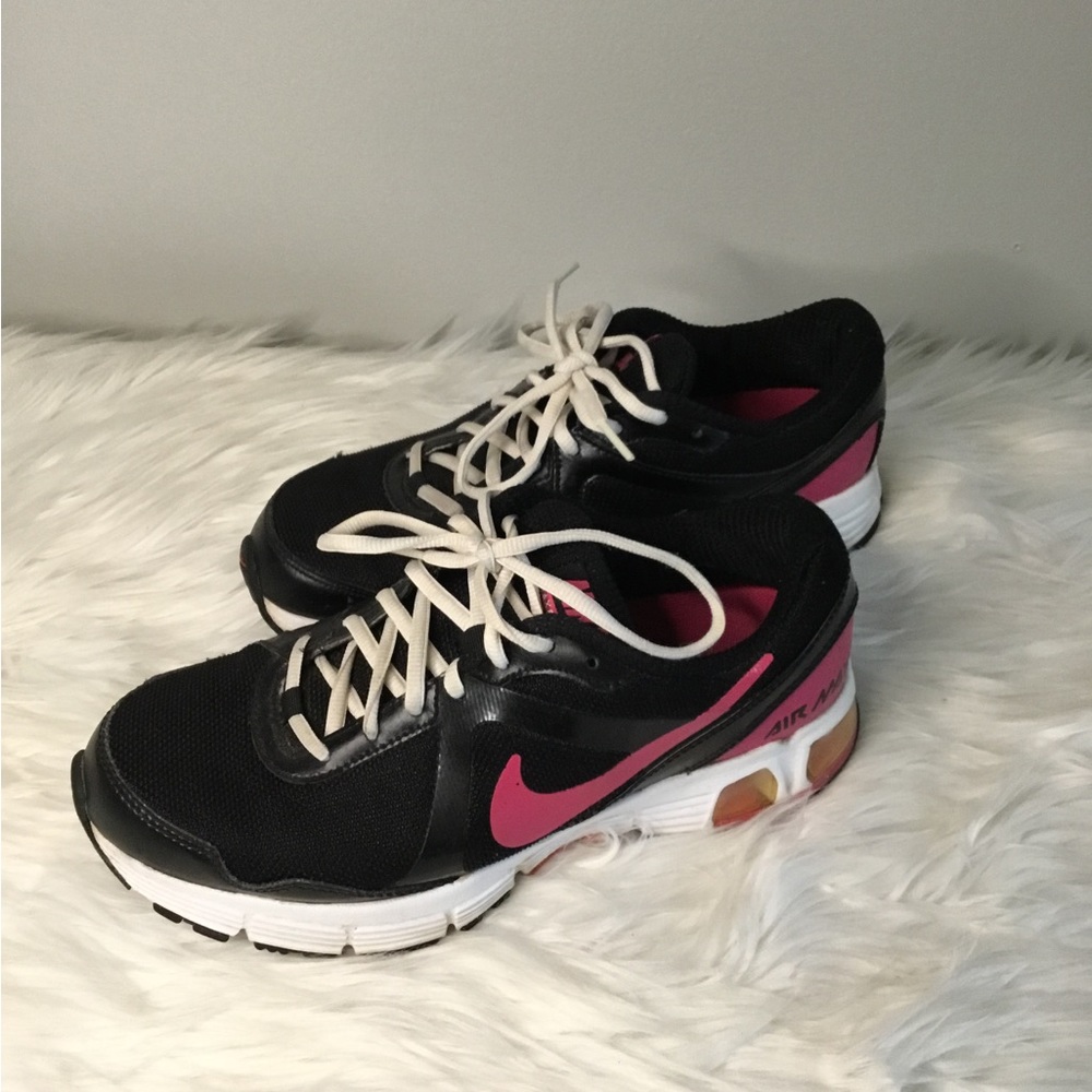 Nike Air Max black sneakers.  Size 8.  Good condition.